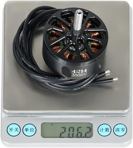 4214 350KV Brushless Motor For <b>Drones</b> Aluminum Body With Wire Leads - Product Image 1