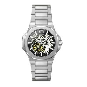 Reloj mecánico esqueleto de lujo personalizado para hombre, esfera de 41mm, logotipo personalizado directo de fábrica de alta calidad, MOQ bajo aceptado - Product Image 2