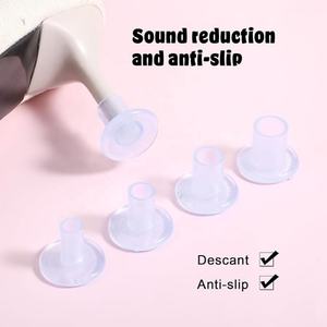 Protège-talons antidérapants en silicone pour chaussures de danse latine à talons aiguilles – Kit d'entretien pour chaussures - Product Image 6