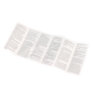 Tùy chỉnh năm lần Brochure nhãn đầy đủ màu sắc in ấn sản phẩm hóa chất Hướng dẫn sử dụng nhiều lớp nhãn - Product Image 4