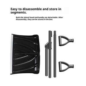 Venta al por mayor de fábrica: <span class=keywords><strong>Pala</strong></span> quitanieves de 18 pulgadas con doble mango, modelo dos en uno, tipo que ahorra esfuerzo, con hoja de plástico y <span class=keywords><strong>pala</strong></span> para almacenamiento de granos - Product Image 2