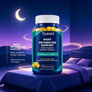 Capsules molles Sommeil & Métabolisme 1000mg 120 unités – Favorise un sommeil de qualité, améliore les performances métaboliques – Produit de santé OEM/ODM - Product Image 6