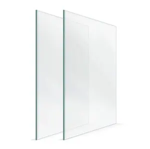 Clear Float Glass Sheet Picture Frame 1mm 1.8mm 2mm Thickness Cut to Size Glass Price