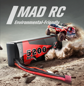High discharge rate battery Lipo 2S 7.4V 5200mAh 80C RC Lipo battery for car toys with Hard case - Product Image 6