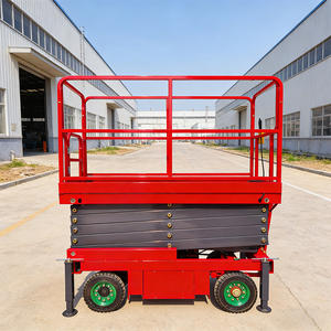 منصة رفع كهربائية متحركة من سبائك الألومنيوم، سرعة رفع 150/120 ثانية، سعة لشخصين، ارتفاع 4 أمتار - Product Image 1