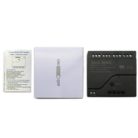 G0206 Interruptor Inteligente Wifi de 4 Canales Compatible con Tuya, AC85-250V 10A, Relé Sin USB, Módulo de Automatización Inteligente, Controlador Compatible con Alexa y Google Home