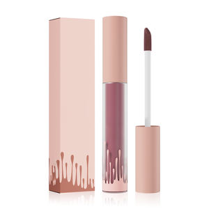 Lápiz Labial Líquido Mate de Alta Pigmentación, Cosméticos de Larga Duración con Acabado Natural, Brillo Labial, Marca Privada, Empaque Personalizado, Fábrica de Maquillaje - Product Image 2