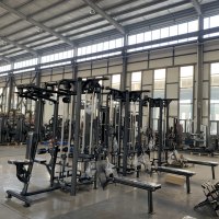 الأكثر مبيعاً محطة تدريب اللياقة البدنية التجارية متعددة الوظائف 4 محطة تدريب القوة