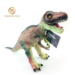 High quality kids soft plastic simulation realistic big animal figure model large dinosaur toy