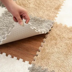 Aji Karpet Tappeto Tapetes Tapis Alfombra Colchoneta Flooring Fluffy Baby Plush Foam Carpet Puzzle Rug Mat