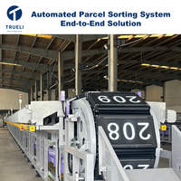 Machine de tri à bande étroite Truelisort OEM ODM pour la logistique d'entrepôt avec conception de disposition personnalisée et configuration de ligne modulaire