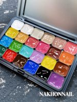 NAKHONNAIL – Kit de gel à ongles multicolore 24 couleurs, nouvelle collection 2026, gel UV longue durée de haute qualité, non toxique, pour salon de manucure, vente en gros
