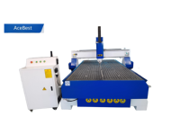 Machine de fraisage CNC 3 axes à grande échelle pour le travail du bois de meubles de style panneau, broche simple, contrôle NC Studio, pompe incluse