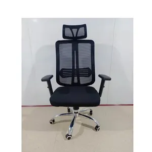 Ofis koltuğu gaz lifti silindir örgü ergonomik ofis koltuğu ayak dayayacaklı sandalye