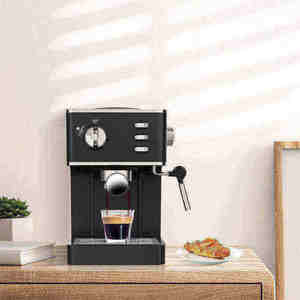 Modern 2-in-1 20Bar <b>Touch</b> <b>Screen</b> Semi-Automatic Espresso <b>Machine</b> Household EU Temperature Control Ensures Precise Brewing Temper - Product Image 5