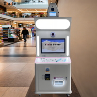 Machine de photomaton interactive portable Yixile à double caméra, éclairage de beauté de qualité, photomaton coréen en libre-service