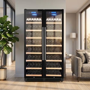 Commercial Wine Refrigerator Cellar Cooling System Freestanding <b>Storage</b> Cabinet for Household Living Room Bar H320s Large - Product Image 5