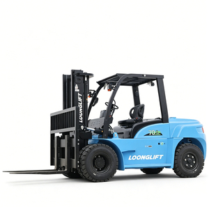 Montacargas Eléctrico de 3.5T 4.0T con Asiento, Montacargas de Batería para Almacén, Equipo de Manejo de Materiales, Longitud de Horquilla de 1070 mm - Product Image 1