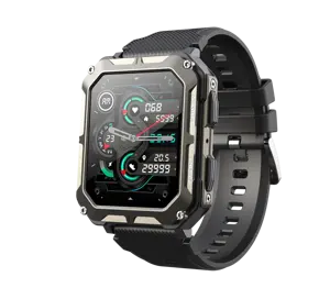 2024 Nieuwe Aankomst Kerst Populaire Smart Watch C20 Pro Grote Capaciteit Groot Scherm Hd Waterdichte Stofdichte Sport Smartwatch Withbt