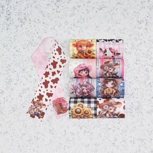 Cinta de grogrén personalizada de 1-1/2 pulgadas de ancho con estampado de dibujos animados para manualidades, bricolaje, empaques de regalos y accesorios para el cabello - Product Image 3