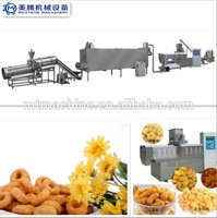 Nouvelle ligne de production industrielle de snacks de maïs soufflé multifonctionnelle entièrement automatique, extrudeuse bivis de haute performance pour boules de fromage