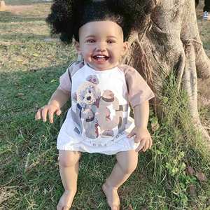 Muñeca de Silicona Realista de Recién Nacido Negra, Modelo Económico, Juguete de Moda DIY, Parece un Bebé de Verdad - Product Image 2