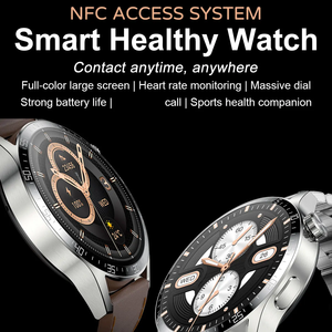 GT3 3 3 <span class=keywords><strong>Paris</strong></span> cinturini Bt Call AI Voice Music Player NFC rotoot pulsante sempre sul Display ricarica Wireless orologio Smart Watch SK37 - Product Image 2