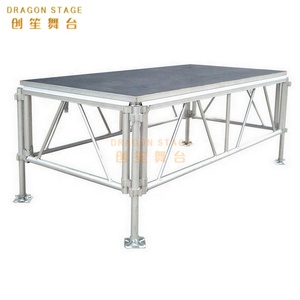 Scène de piscine transparente en alliage d'aluminium Dragonstage, petite scène musicale extérieure, légère, réglable, capacité de charge de 750 kg/m² - Product Image 6