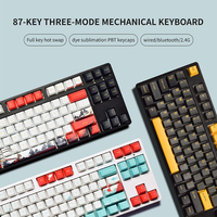 Clavier mécanique Oem 87 TKL Clavier mécanique de jeu de bureau sans fil à chaud pour PC