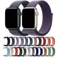 Premium Kalite Nefes Alabilen Kumaş Naylon Döngülü Spor Saat Kayışı Apple IWatch Ultra4 49mm Seri 12 11 10 9 8 7 SE 46mm için