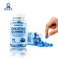 Creatine Monohydraat Gummies 5000mg Suiker Vrij Fruit Smaak Natuurlijk Kauwbaar Energie Supplement Spiergroei Pre-Workout Volwassenen