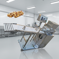 Machine automatique de formage et de découpe de barres énergétiques céréalières Machine d'extrudeuse de découpe de barres granola protéinées