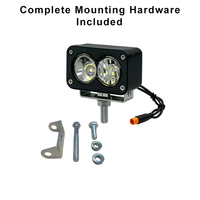 Baja Light Plug & Play Motorcycle LED Light 3PIN Yellow Connector Universal Mount IP67 Waterproof Off Road ATV Dirt Bike