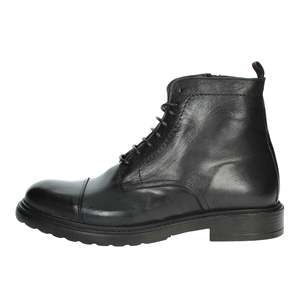 Bottes de combat pour homme Exton, noires, taille 40, imperméables, pour usage extérieur - Product Image 1