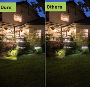 Lighting Solar <b>LED</b> Landscape Security or Strobe Path <b>Light</b> in Matte Black, <b>Motion</b> <b>Sensor</b> <b>with</b> Auto Off - Product Image 3