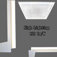 595*595Mm En Aluminium Monté Par Surface de Smd2835 Haute Efficacité Led de Panneau De Bureau De Plafond Lumière