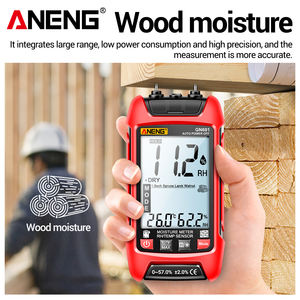 ANENG GN601 Ahşap Higrometresi Çok Amaçlı 0~99.9% Sıcaklık Nem Ölçer Probu Test Cihazları %20.5 <span class=keywords><strong>RH</strong></span> Ekranlı Ahşap 1 Yıl Garantili - Product Image 2
