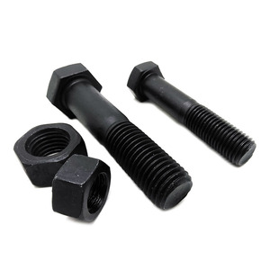 ตัวยึดสกรูหัวหกเหลี่ยมแบบ12.9ตัวยึดเหล็กกล้าคาร์บอน DIN933 DIN931งาน OEM 8.8 - Product Image 4