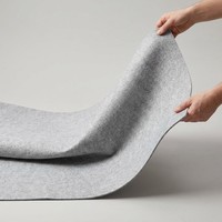 Rouleau de feutre mélangé 70 % laine 30 % polyester, écologique, aiguilleté, épaisseur, largeur, longueur et couleur personnalisables, poids moyen, vente en gros