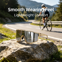 Lunettes de sport cyclisme monture intégrale TR90 PC UV400 anti-buée légères avec plaquettes nasales réglables insert optique course OEM personnalisé