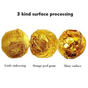 Low MOQ Aluminium Foil Colorful <strong>Chocolate</strong> <strong>Wrapping</strong> Papers <strong>Gold</strong> Foil for Candy - Product Image 6