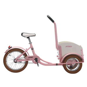 Tricycle pour animaux de compagnie MTBGO de haute qualité, vélo à 3 roues avec cabine fermée pour animaux, pneus antidérapants, réflecteurs pour des déplacements sécurisés des animaux, shopping - Product Image 4