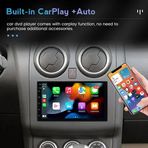 Phổ 7 ''Android Car GPS DVD Âm Thanh Cassette Cho Nissan Toyota Peugeot KIA Xe Đa Phương Tiện Wifi 4 Gam SWC 2 Din Đài Phát Thanh