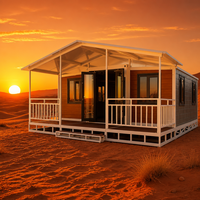 Maison conteneur extensible de 30 pieds avec structure en acier modulaire pour usage commercial, résidentiel et hôtelier
