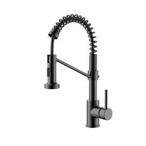 Robinets flexibles modernes Mélangeurs Robinets d'évier de cuisine Laiton doré Acier inoxydable Ressort coulissant Torneira Gour - Product Image 2