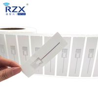 Muestras gratis seguridad antirrobo ISO18000 6C UCODE 9 RFID etiqueta UHF Etiqueta de joyería