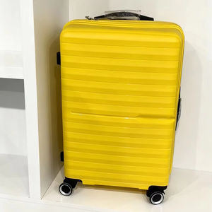 Valise à roulettes <span class=keywords><strong>cabine</strong></span> de luxe légère et unisexe Roulette à roulettes durable extensible Caractéristiques simples Bagages PP populaires pour les voyages - Product Image 1