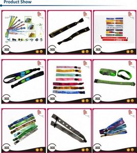 Bracelet en polyester tissé/imprimé par sublimation/sérigraphie avec puce d'identification - Product Image 6