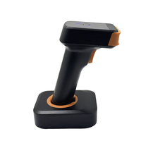 LONVILL Scanner de codes-barres portable 120fps 640x480 CMOS 4mil à faible luminosité avec écran, filaire et sans fil, pour caisse de détail et TPV