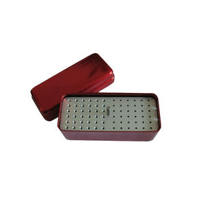 105*46*52mm 72 fori di disinfezione in Autoclave <span class=keywords><strong>Endo</strong></span> <span class=keywords><strong>Box</strong></span> porta-File dentale in alluminio <span class=keywords><strong>Endo</strong></span> - Product Image 2